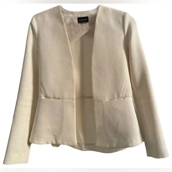 Club Monaco white wool women’s blazer size 2