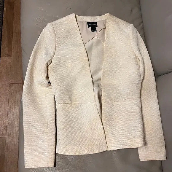 Club Monaco white wool women’s blazer size 2