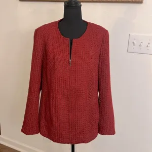 Coldwater Creek Plus Size Wool Blend Blazer, Sz. 16.