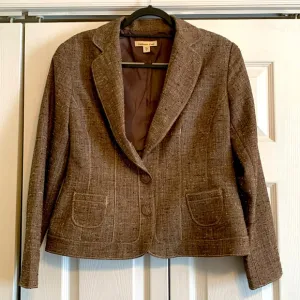 Coldwater Creek, Tweed Blazer Jacket, size 8, EUC