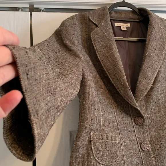 Coldwater Creek, Tweed Blazer Jacket, size 8, EUC