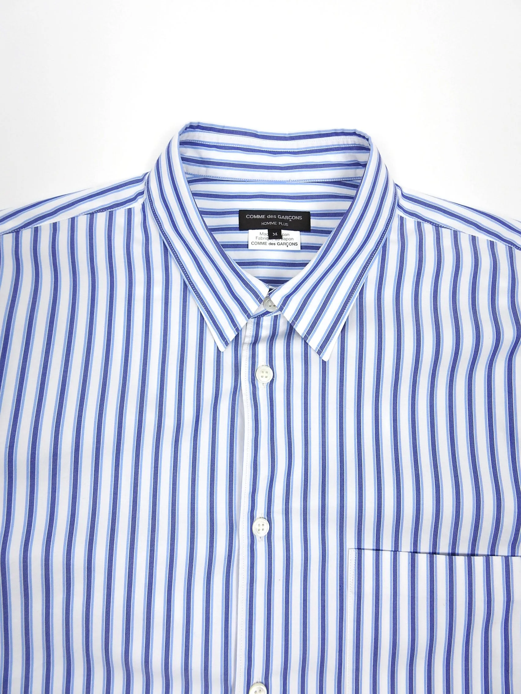 Comme Des Garcons AD2020 Stripe/Tartan Shirt Size Medium