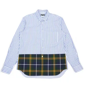 Comme Des Garcons AD2020 Stripe/Tartan Shirt Size Medium
