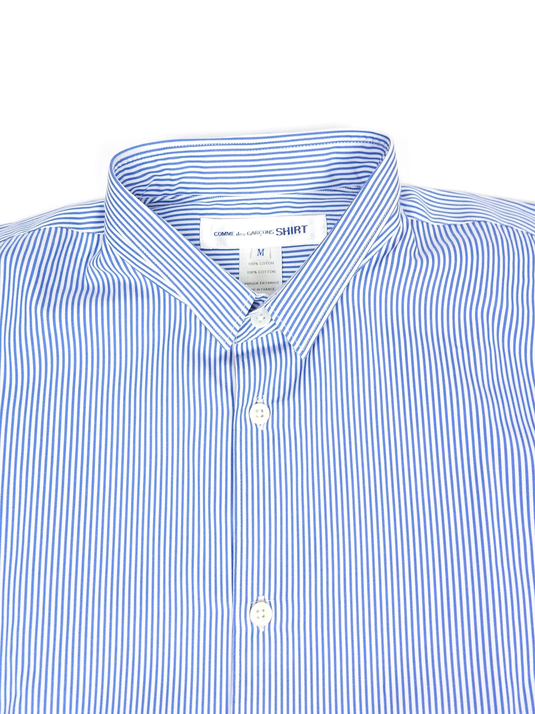 Comme des Garcons SHIRT Stripe Dress Shirt Size Medium