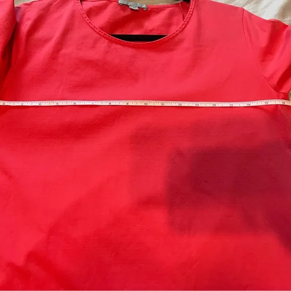 COS A-line Jersey Dress in signal red- size medium