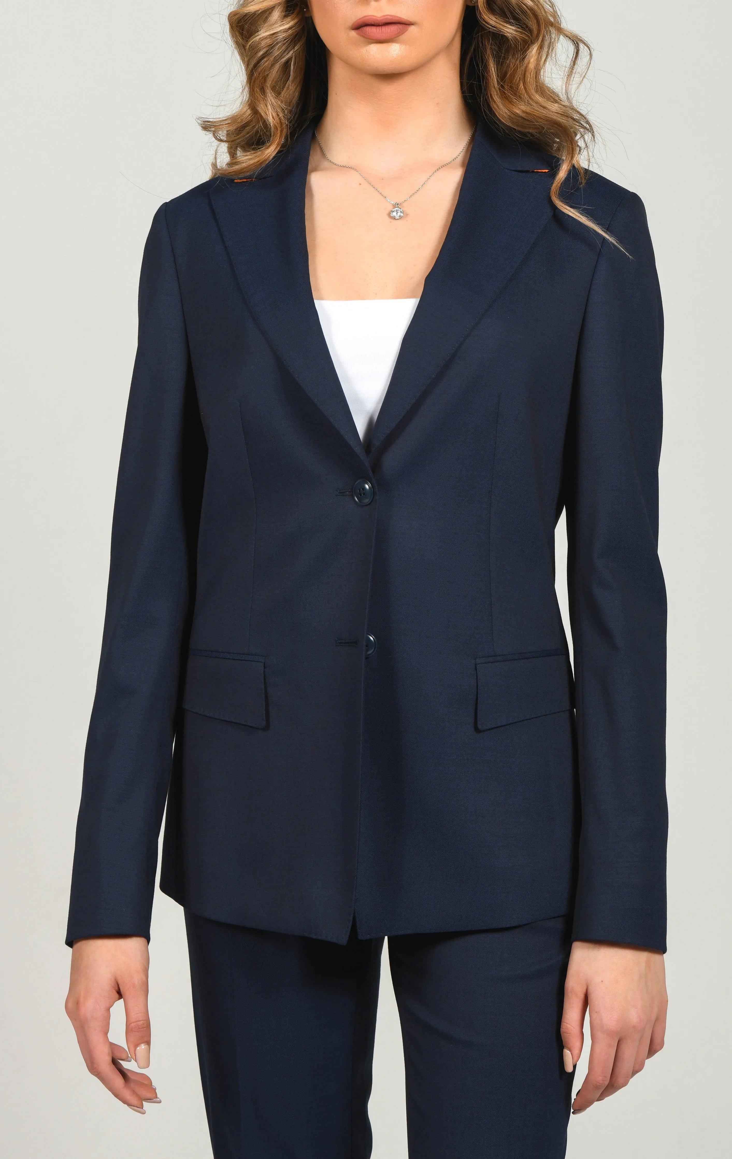 Cosiani Women’s Blue Wool Blazer