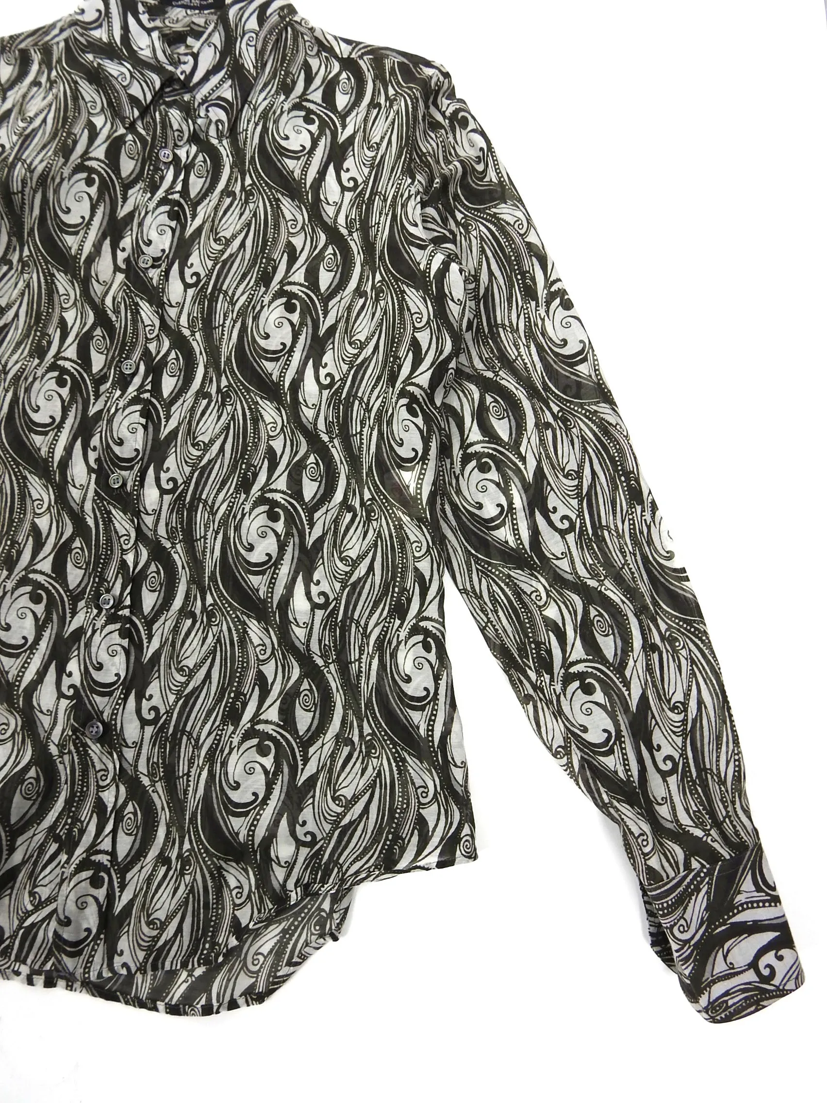 Costume National Graphic Shirt Size 48