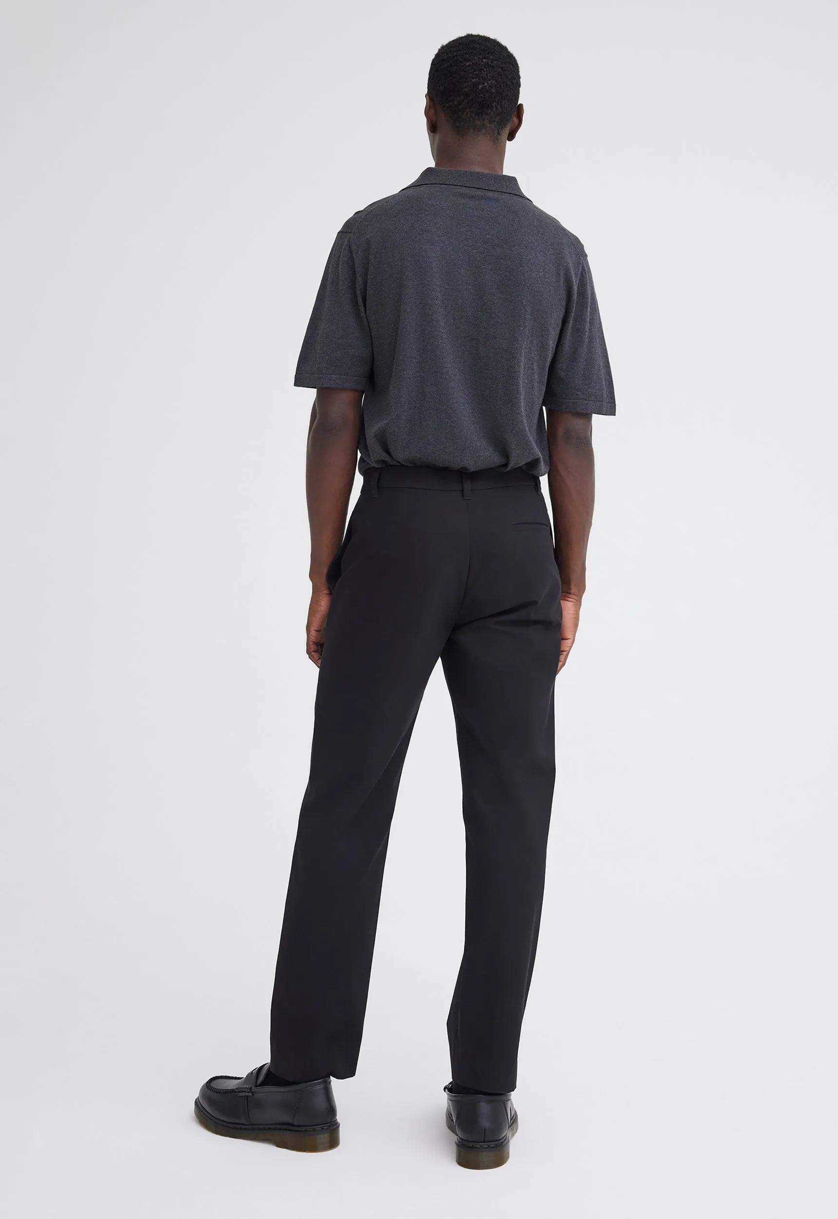 Crew Organic Cotton Pant - Black