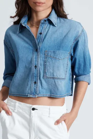 Crop Denim Shirt | Muse