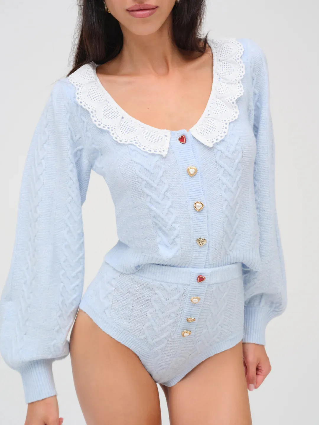 Cupid Cable Knit Cardigan