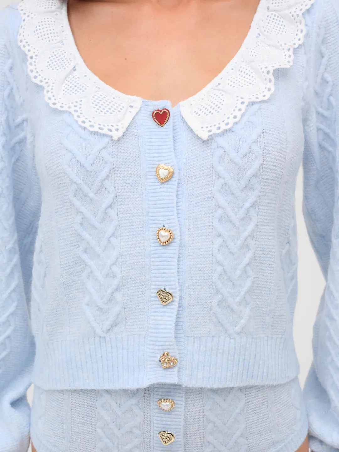 Cupid Cable Knit Cardigan