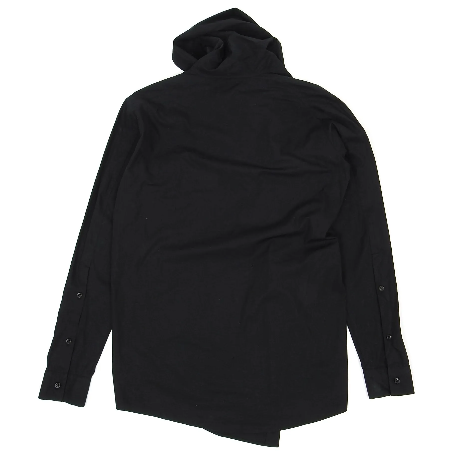 Damir Doma Black Hooded Shirt Size 48