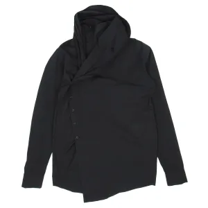 Damir Doma Black Hooded Shirt Size 48