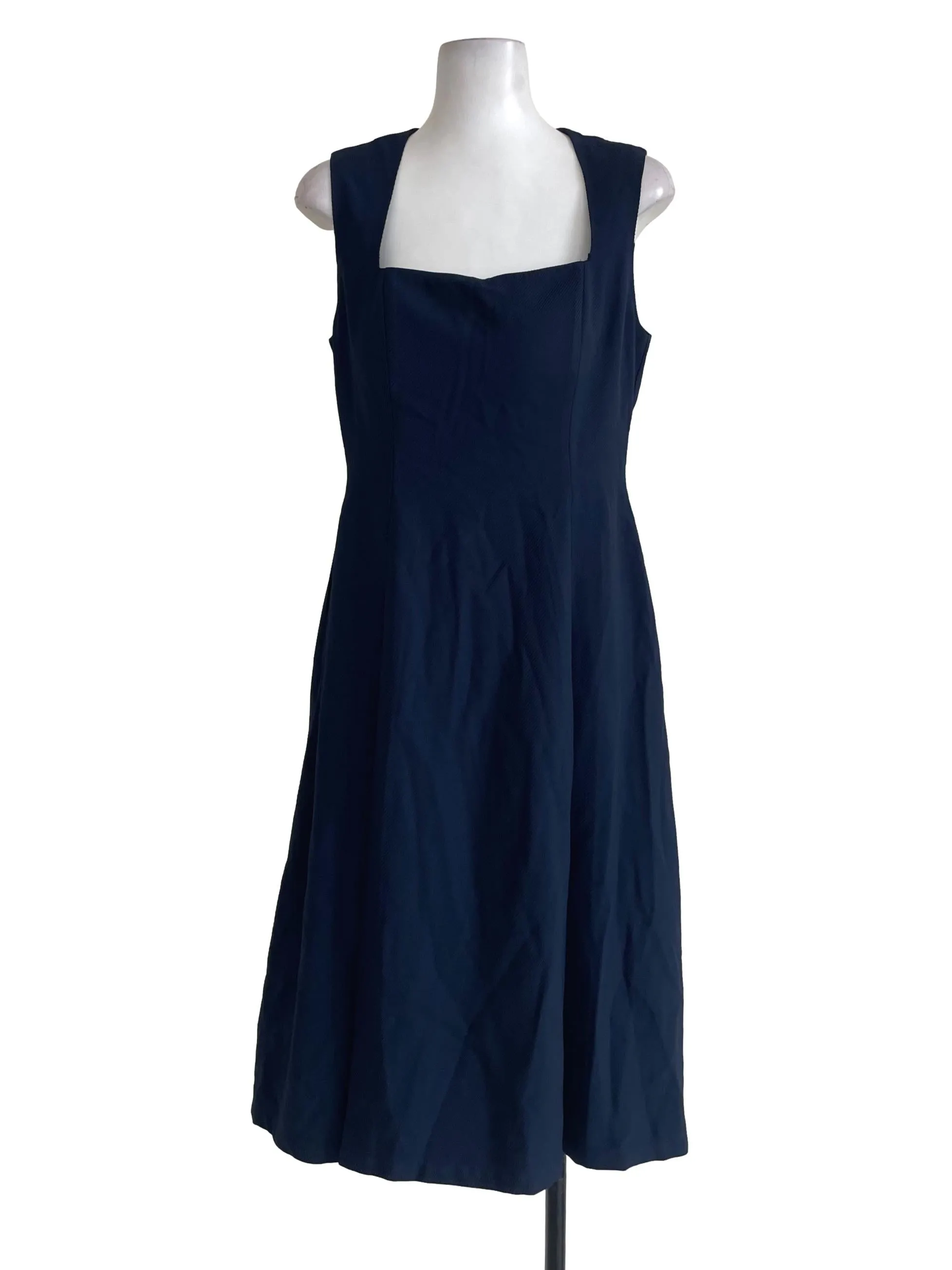 Dark Blue A Line Dress