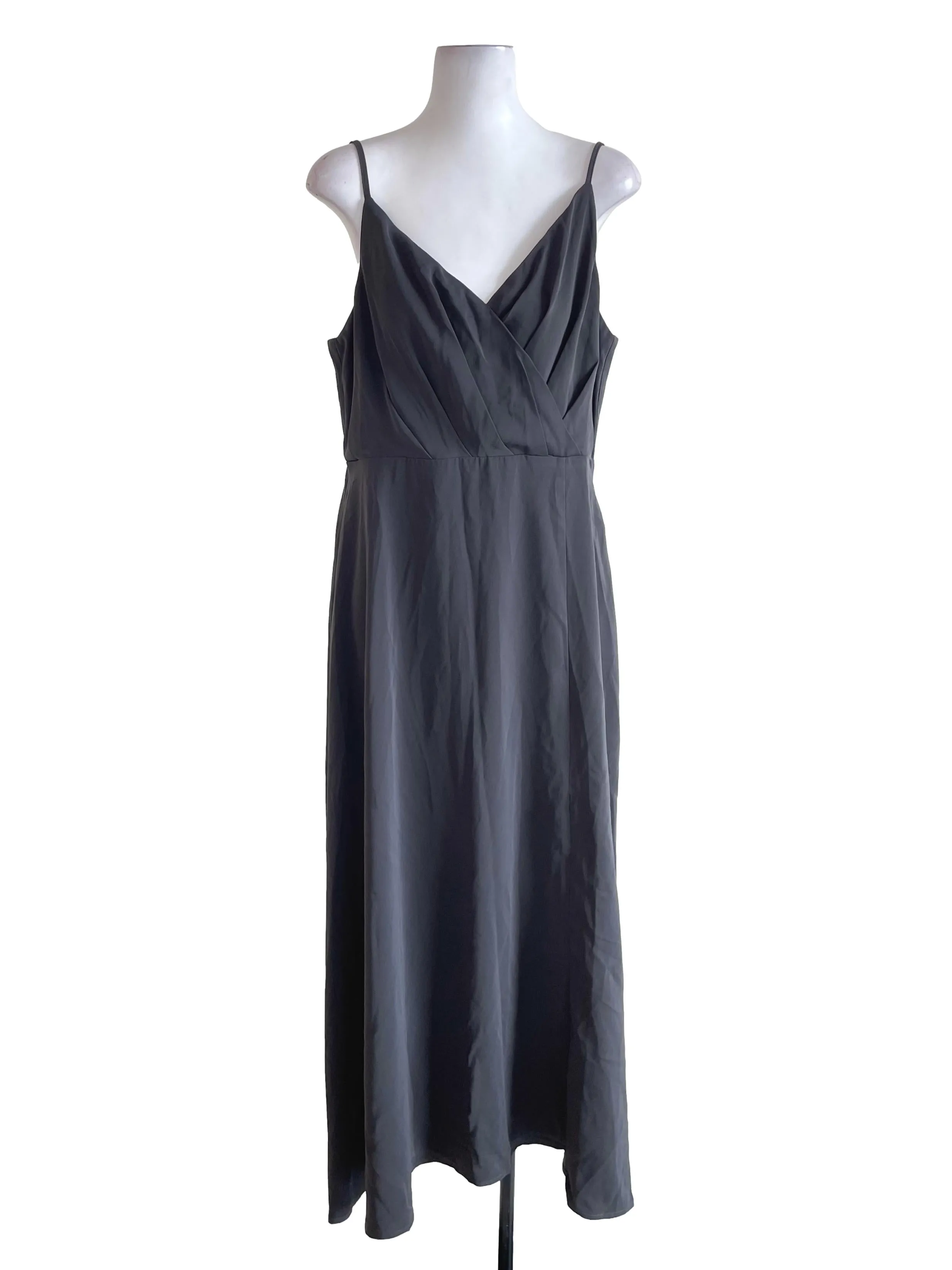 Dark Grey A-Line Cami Dress