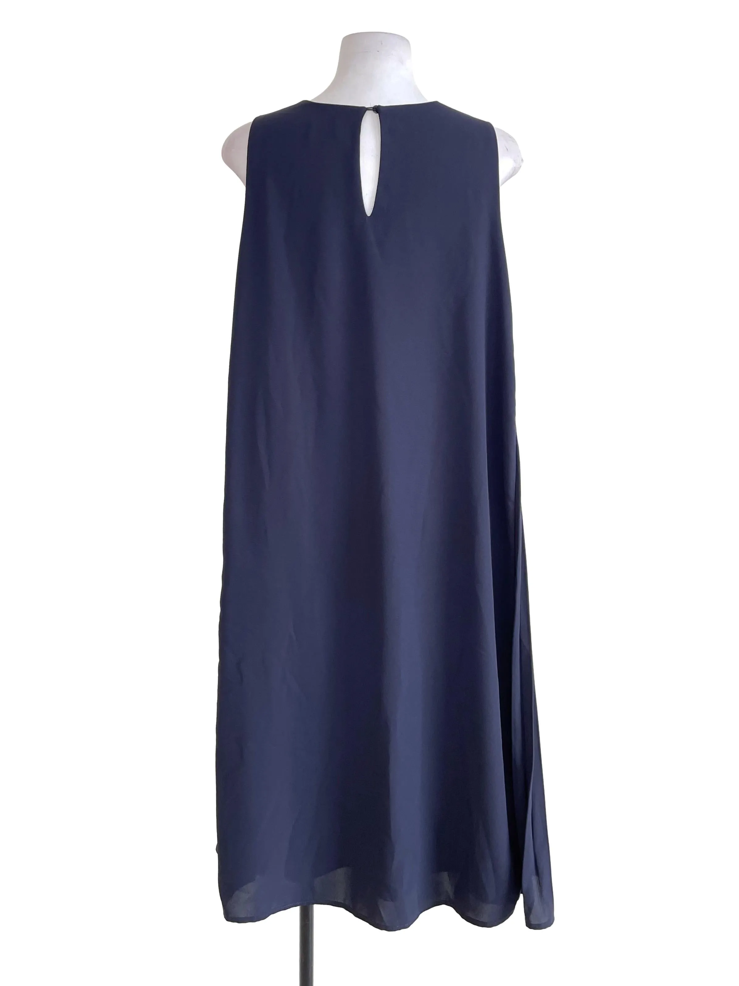 Deep Blue A-Line Dress