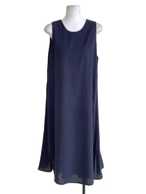 Deep Blue A-Line Dress