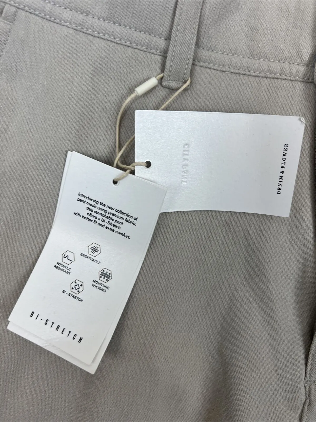 Denim & Flower Mens Chino Pants Size 34 (New with marks)