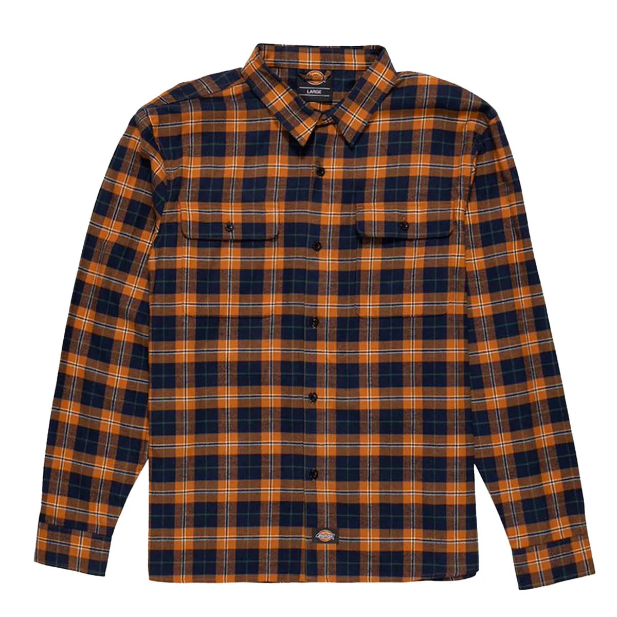 Dickies - Houston Flannel Shirt Brown Plaid
