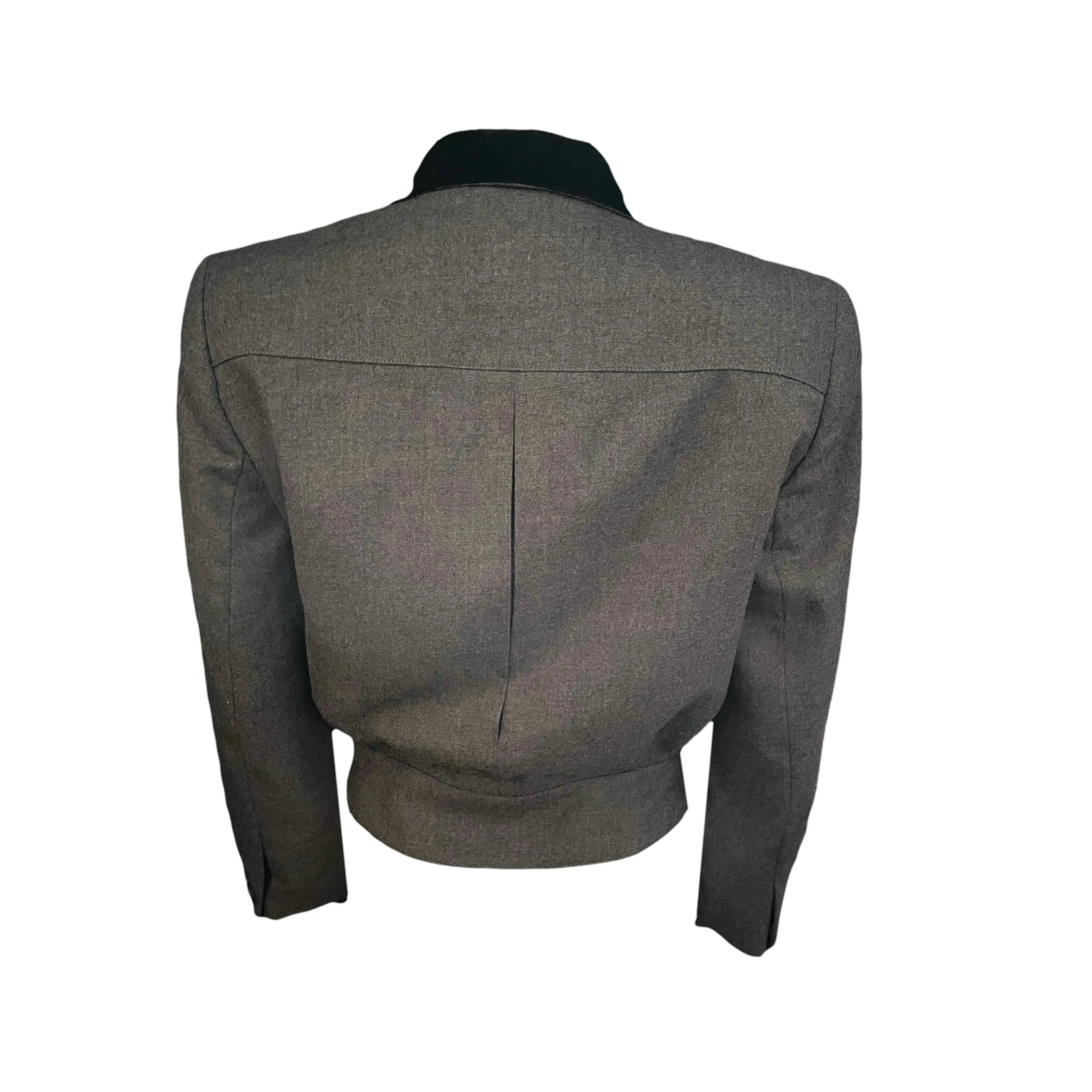 Dior Grey Cropped Blazer