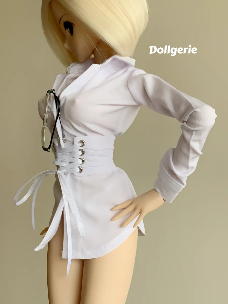 Dollgerie Slim Fit Boyfriend Shirt Dress for Smartdoll / DD