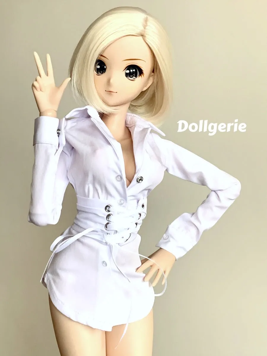 Dollgerie Slim Fit Boyfriend Shirt Dress for Smartdoll / DD