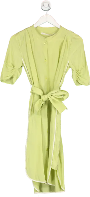 Dorothee Schumacher Green Belted Shirt Dress UK S