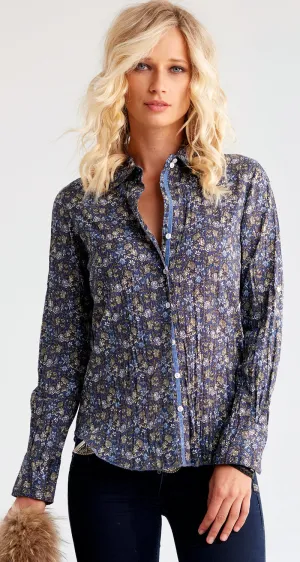 DORSET DITSY BLUE BUTTON DOWN SHIRT
