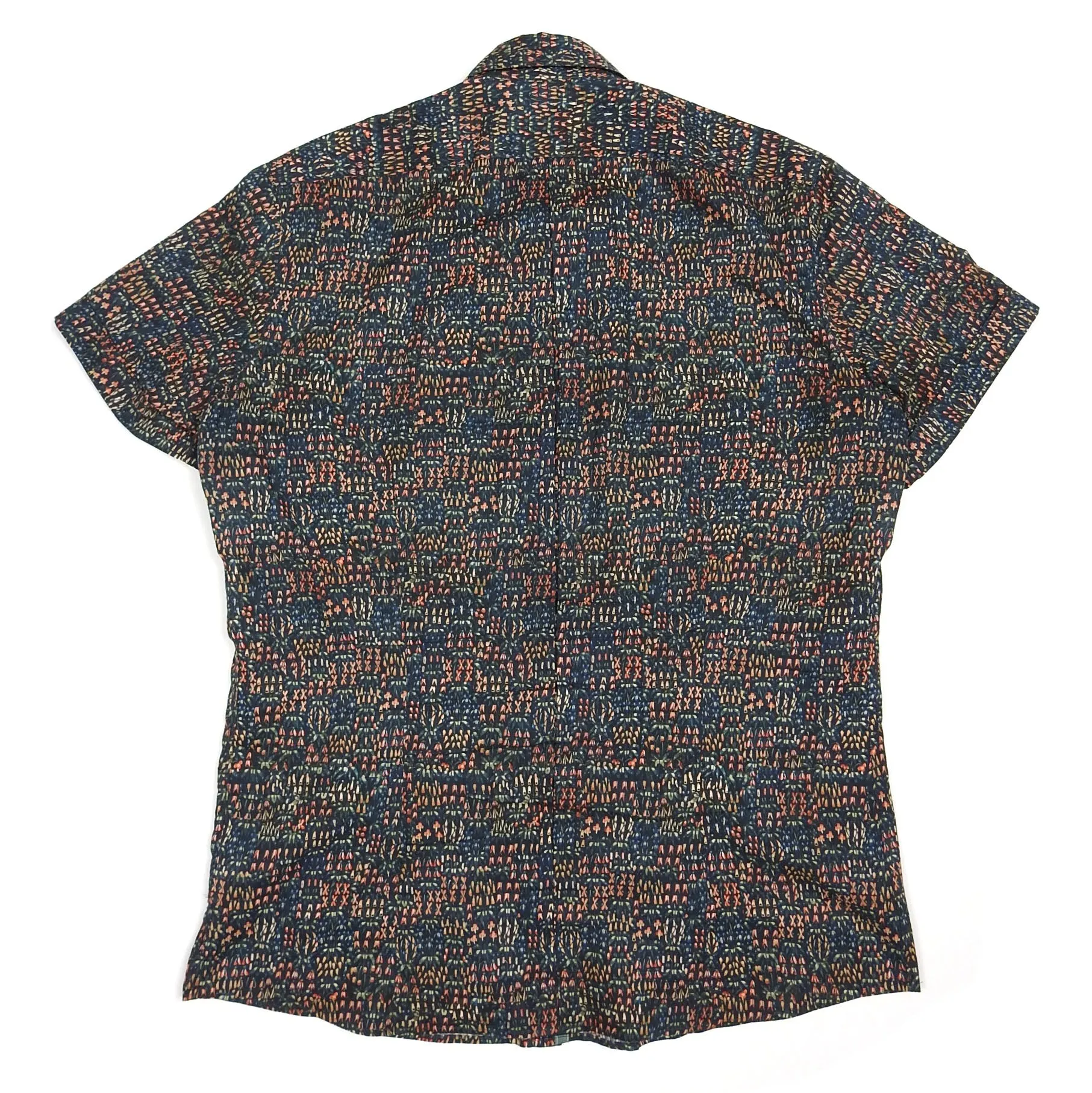 Dries Van Noten Green Pattern SS Shirt Size 52
