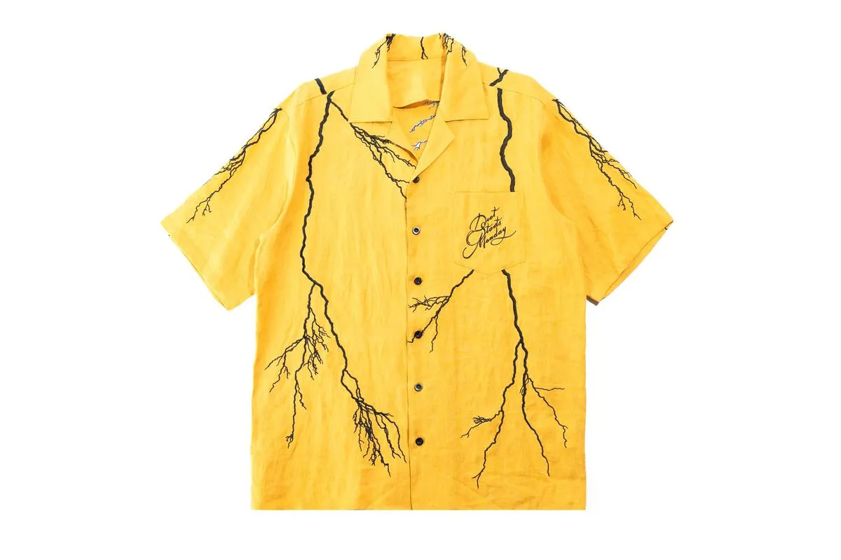 DSM - Lightning Button Up - yellow