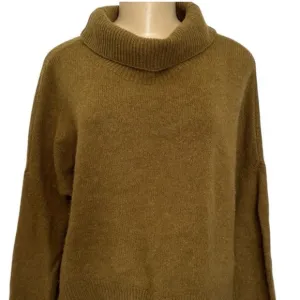 Eileen Fisher Merino wool Cashmere blend Turtleneck pullover sweater