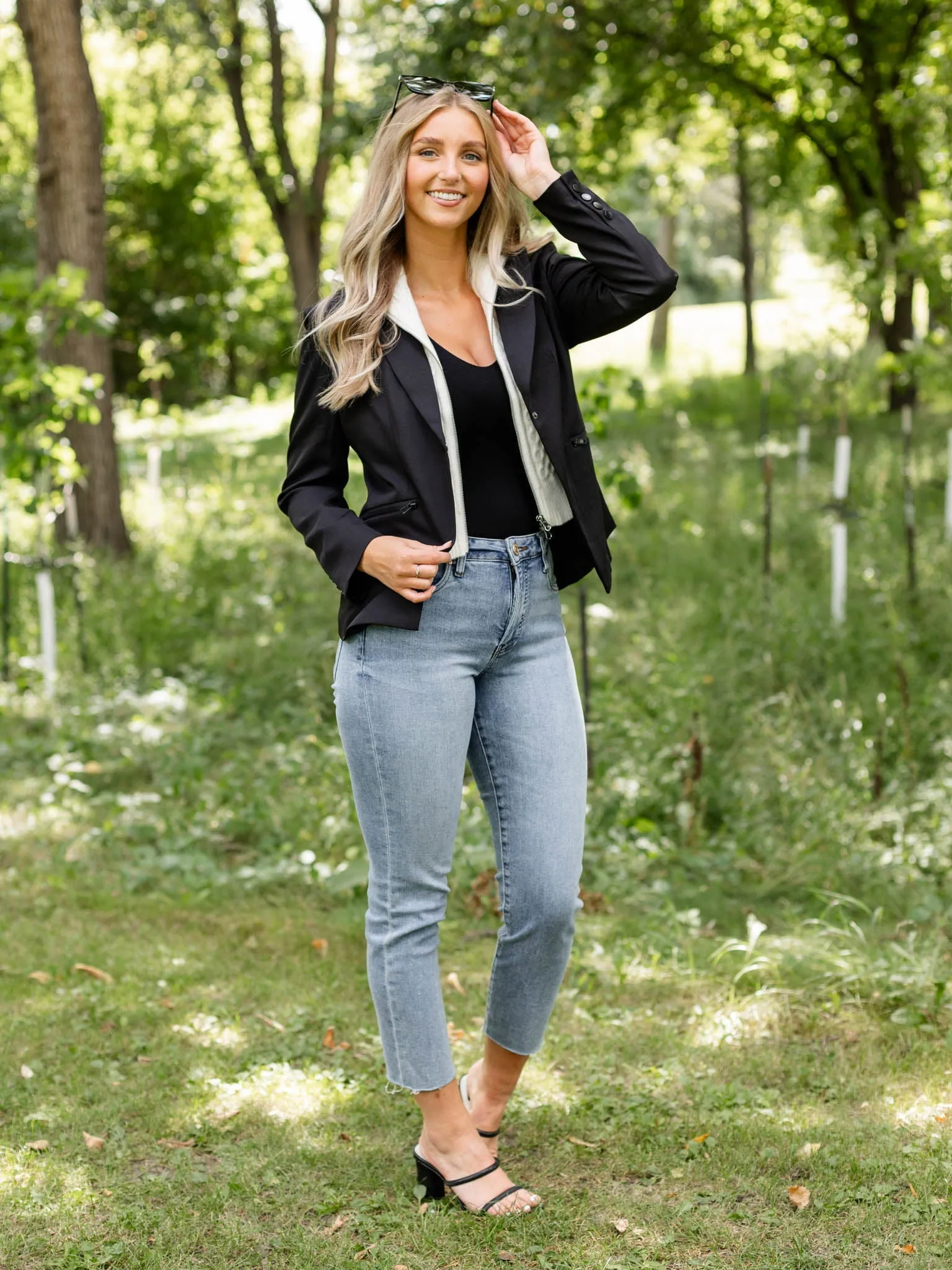 Elan Blazer Sweater