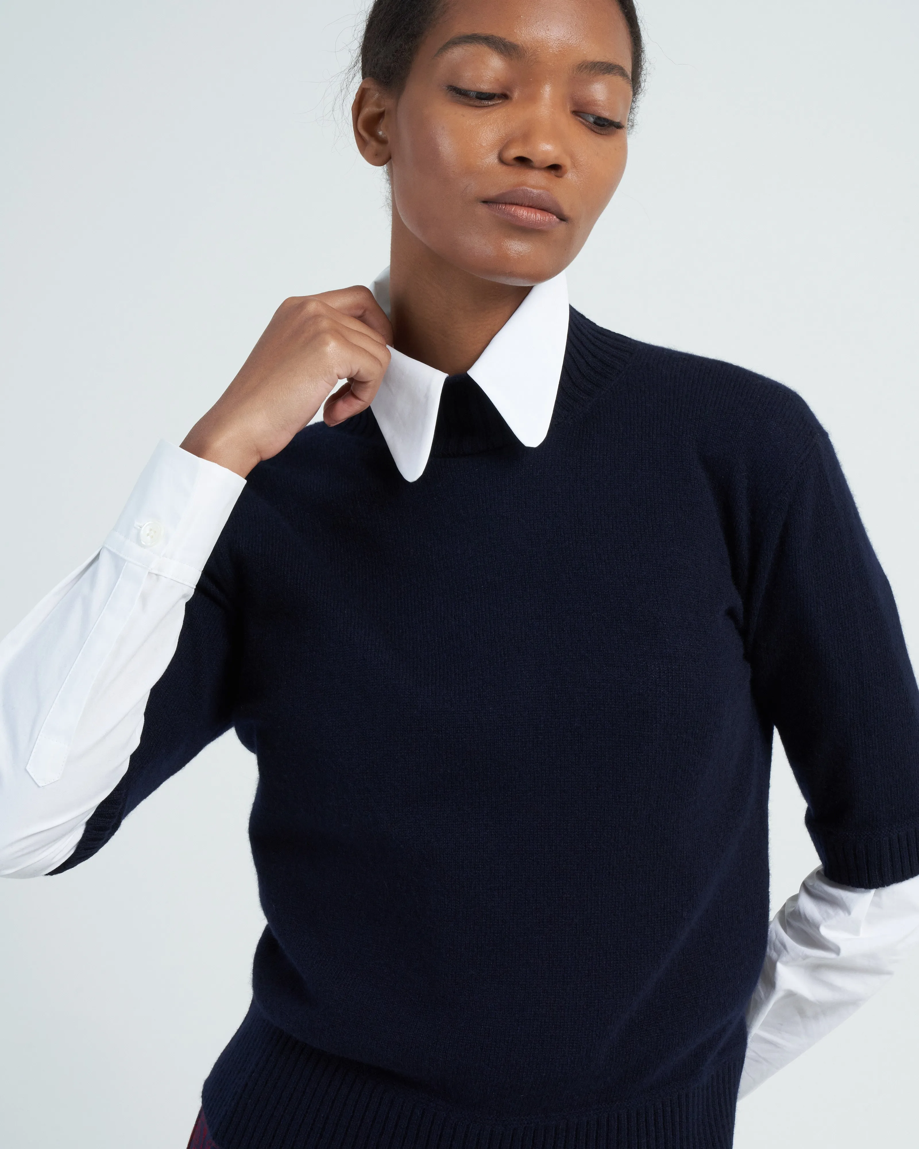 elbow sleeve turtleneck - pirate