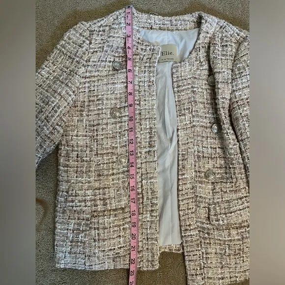 Elie Tahari Tweed Blazer