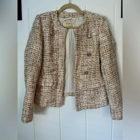 Elie Tahari Tweed Blazer
