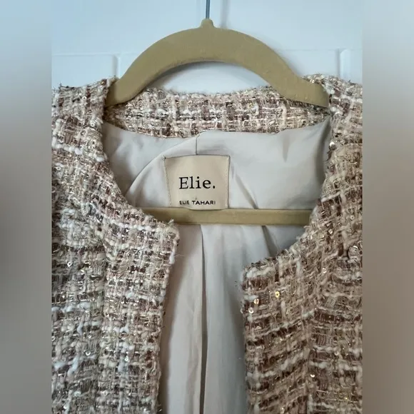 Elie Tahari Tweed Blazer