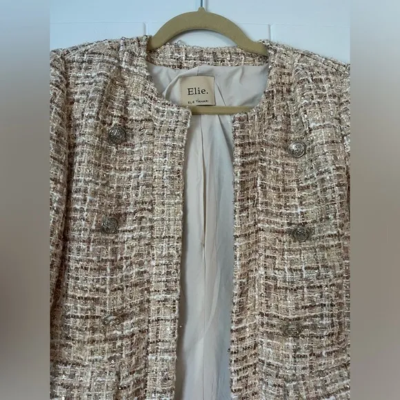Elie Tahari Tweed Blazer