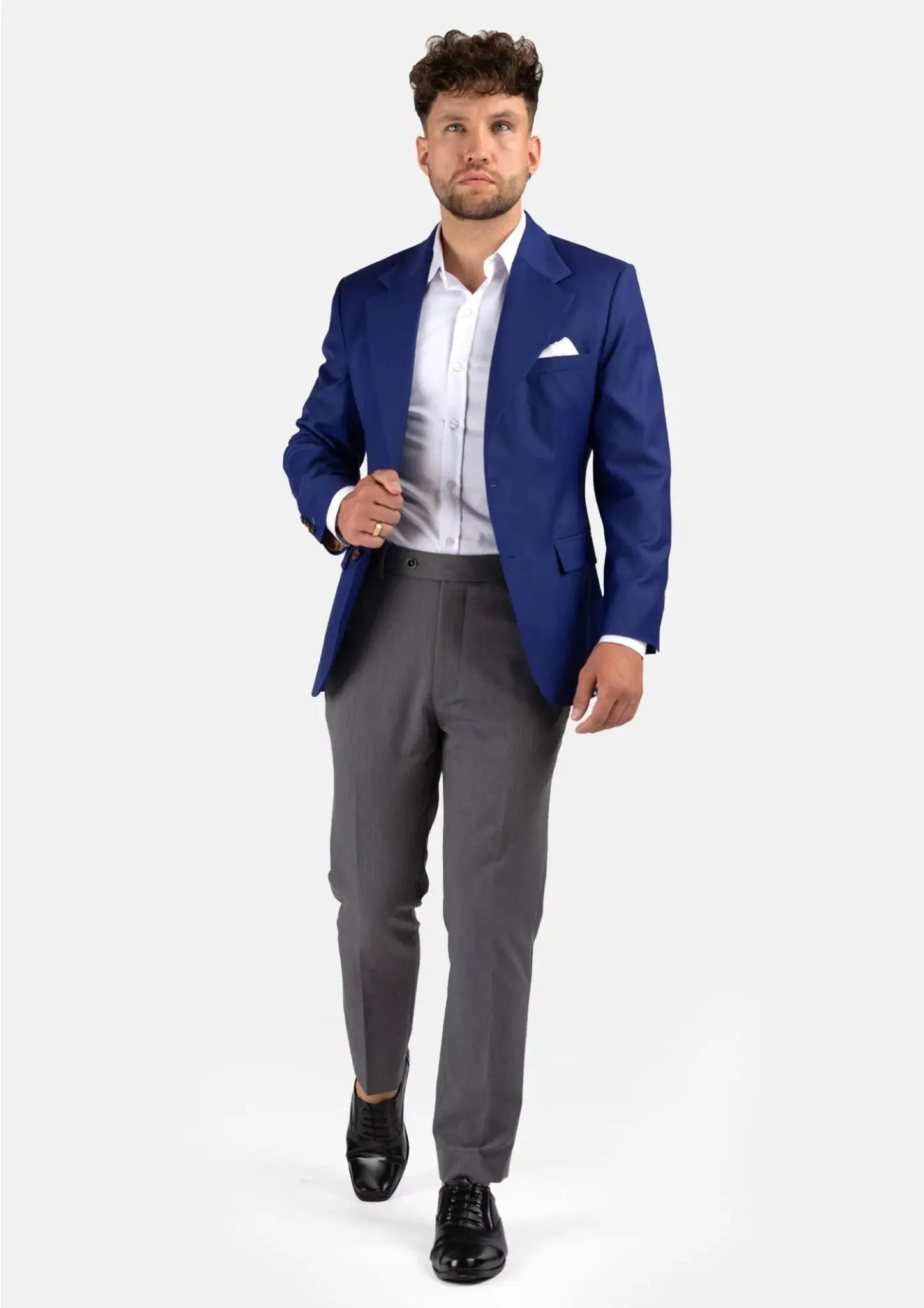 Ellis Royal Blue Twill Jacket