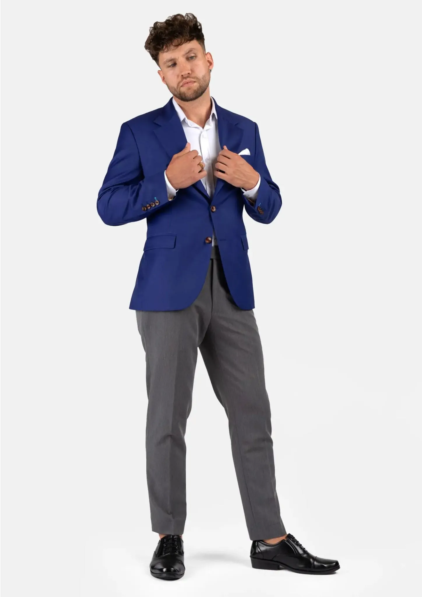 Ellis Royal Blue Twill Jacket