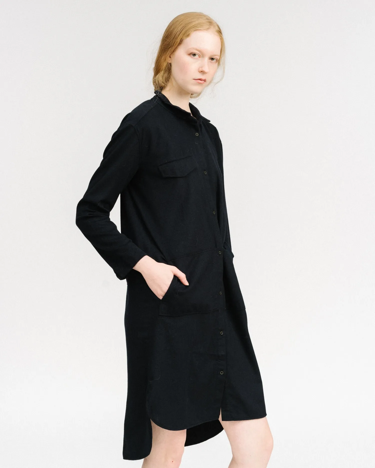 Elna shirt dress in ink