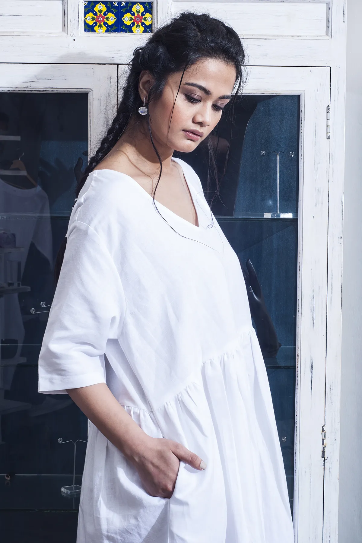 Elora- Oversized A-Line Dress