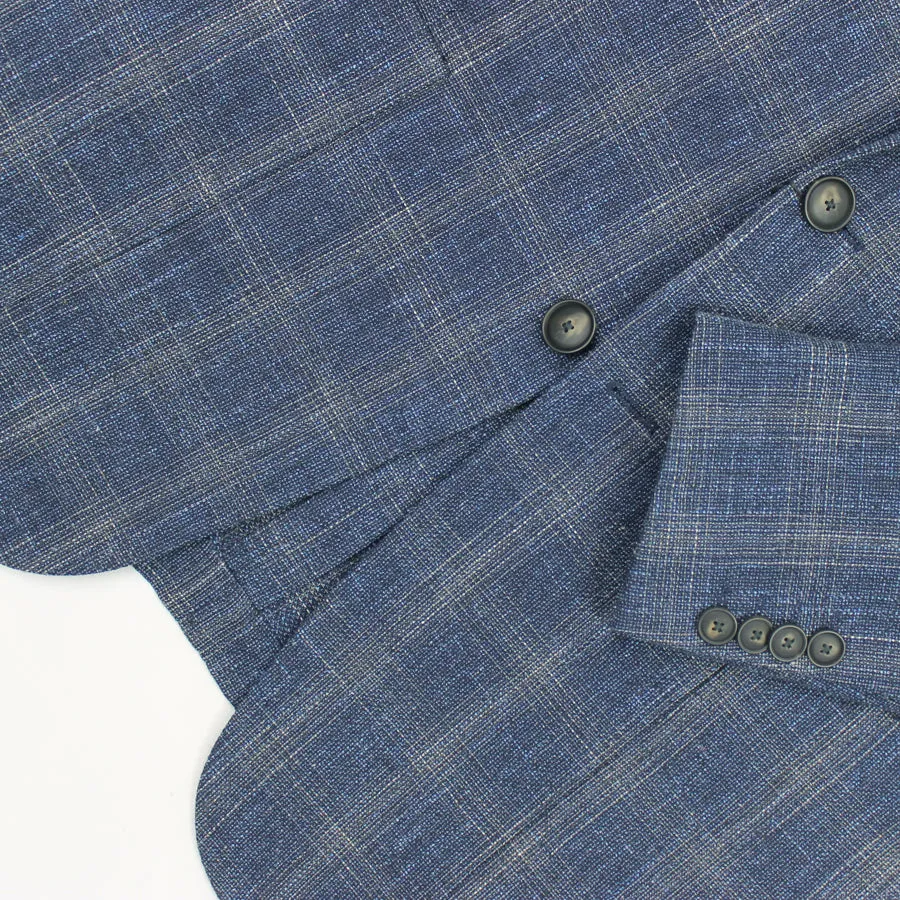Emporio Armani - Blue/Beige Check Blazer