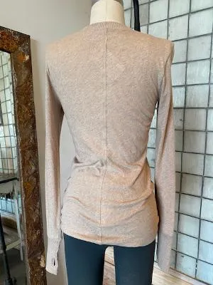 Enza Costa Easy Cuffed Sweater