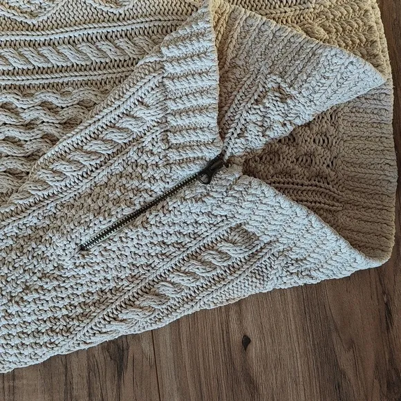 EUC L.L. Bean Signature Cotton Fisherman Tunic Sweater