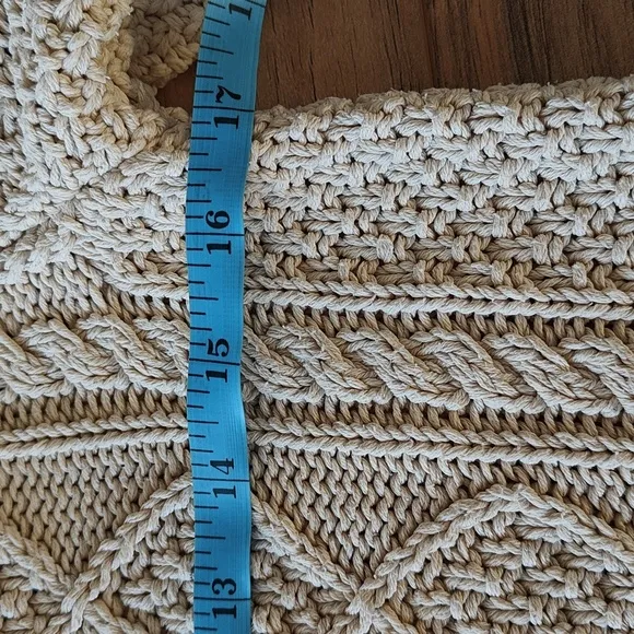 EUC L.L. Bean Signature Cotton Fisherman Tunic Sweater
