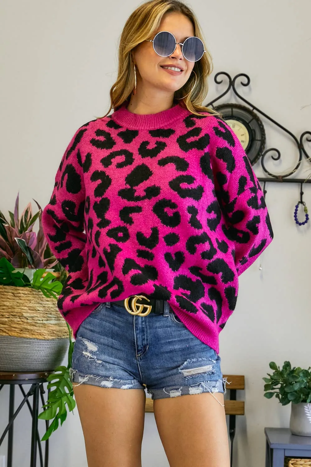 Feeling Feisty Oversized Sweater