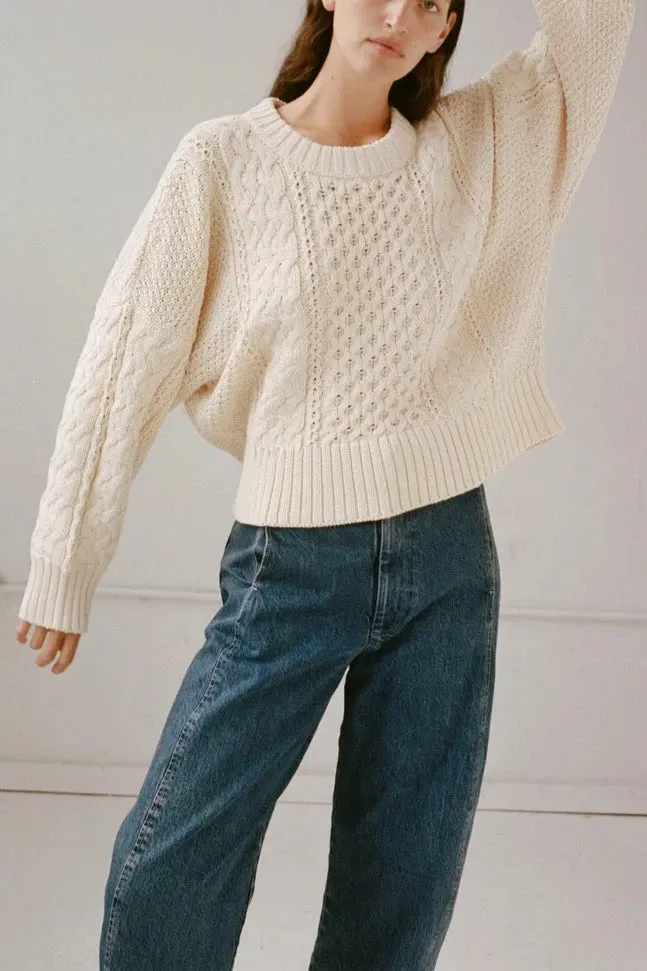 Fisherman Sweater, Natural