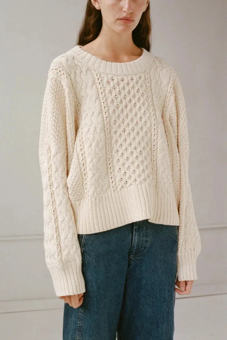 Fisherman Sweater, Natural