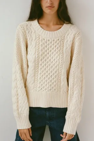 Fisherman Sweater, Natural