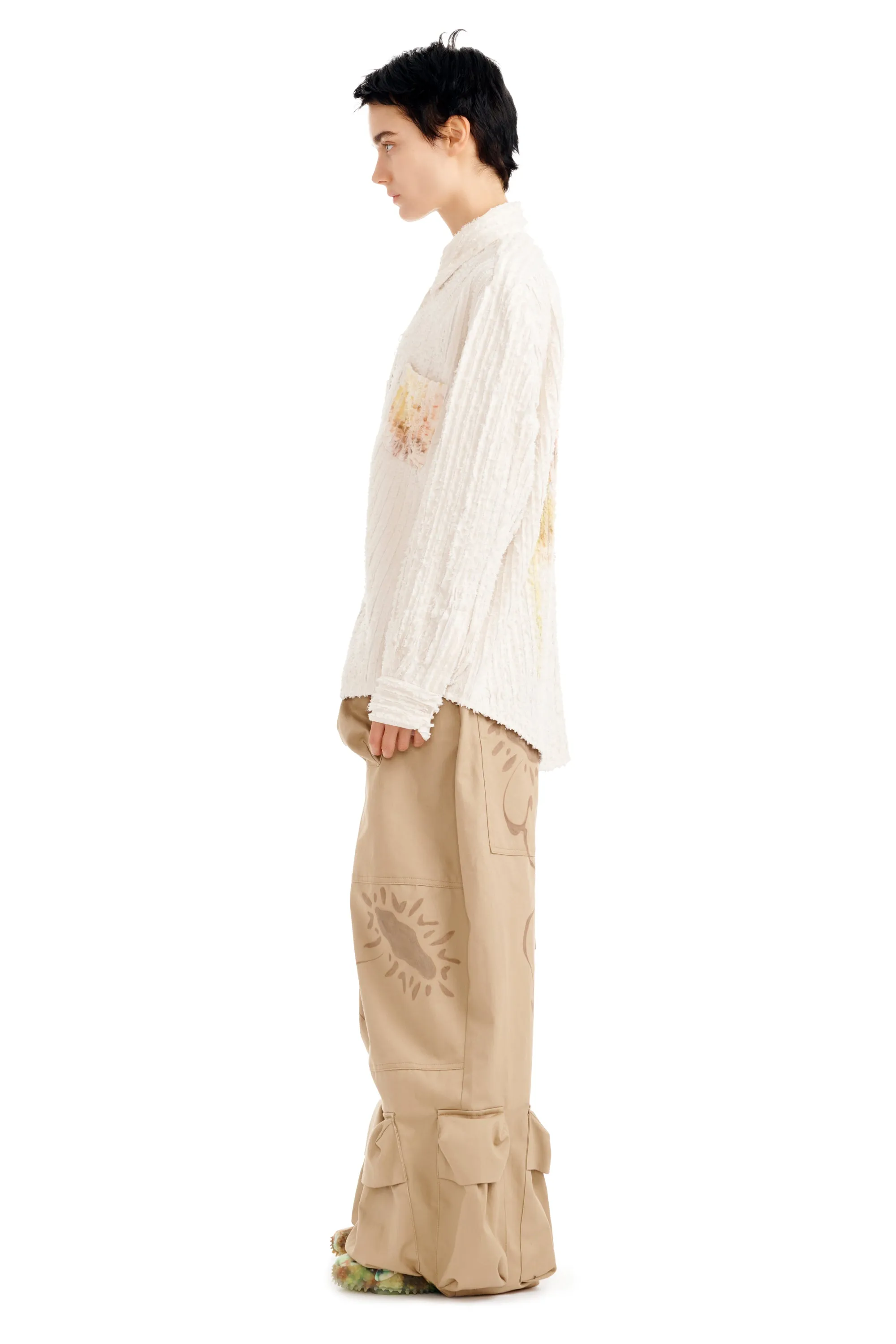 FLOWER DRIP CONVENTION BUTTON UP